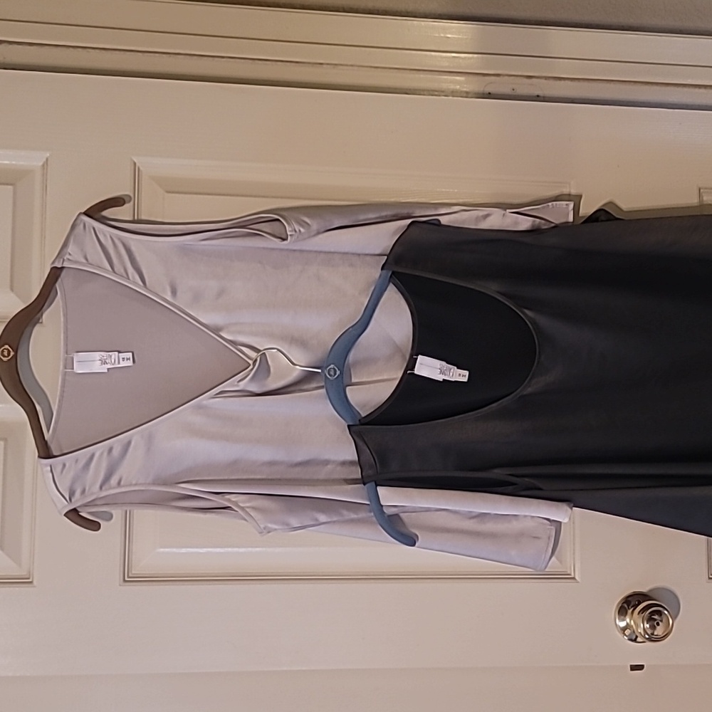 Two-fer! Satin tanks! Priced to sell as I am purging!